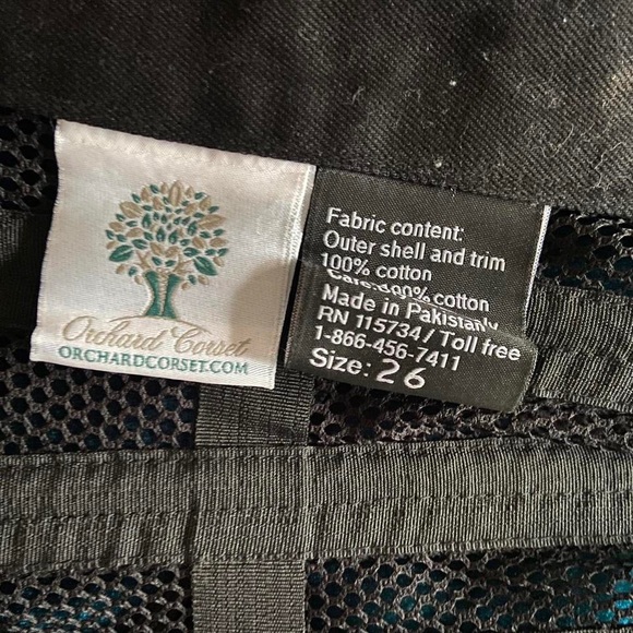 Mesh Hourglass Curve Standard Underbust Corset : CS-426 - Picture 3 of 3